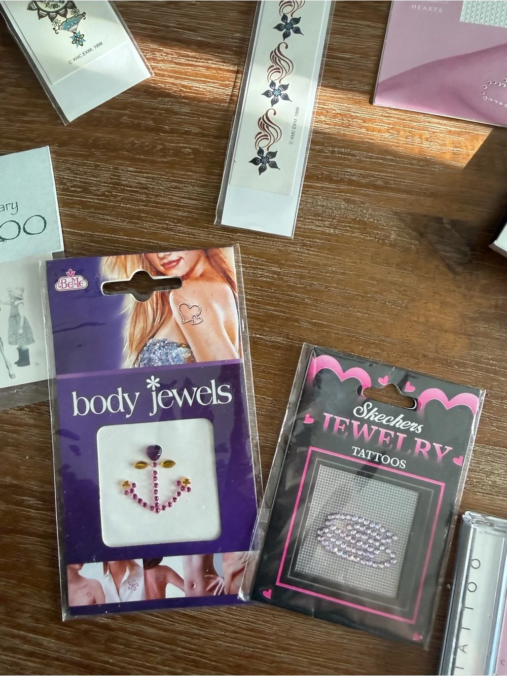 Vintage Y2K Body Art Tattoo Lot Swarovski Victoria’s Secret Crystal Visions NOS